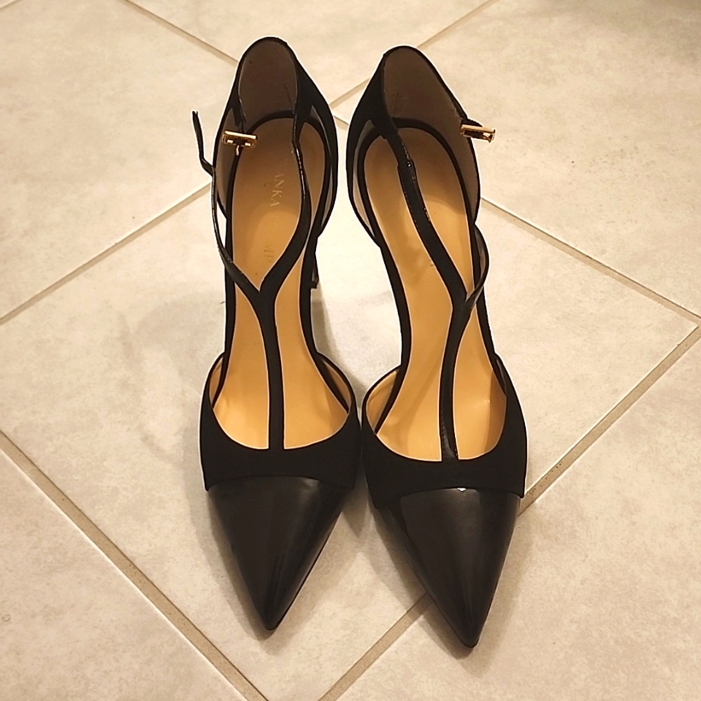 Black size 11 high heels